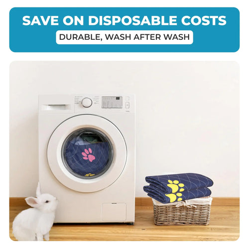 Washable Guinea Pig Cage Liner for Midwest 24x47 inch Fast Drying Leakproof & Absorbent Rabbit Bedding for Indoor Non Slip Mat for Under Dog Crate & Floor Waterproof Puppy Pad & Blanket - Eloxia