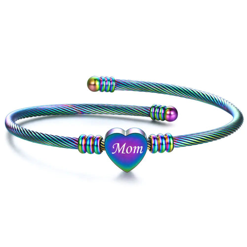 Stainless Steel Braided Mother’s Day Bracelets for Mom - Eloxia